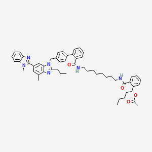 molecular formula C55H64N6O4 B12396196 LFHP-1c 