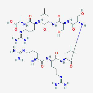 molecular formula C39H75N17O11 B12396204 Arg-Arg-Leu-Ser-Ser-Leu-Arg-Ala 