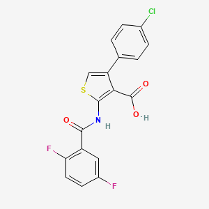 molecular formula C18H10ClF2NO3S B12396238 Dfbta 