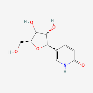 molecular formula C10H13NO5 B12396284 5-|A-D-Ribofuranosyl-2(1H)-pyridinone 