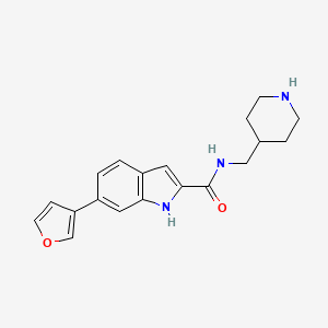 molecular formula C19H21N3O2 B12396285 NS2B/NS3-IN-3 