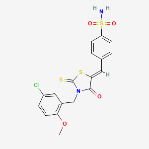 molecular formula C18H15ClN2O4S3 B12396303 Nlrp3-IN-6 