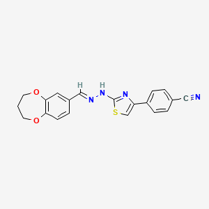 molecular formula C20H16N4O2S B12396315 Aldose reductase-IN-6 