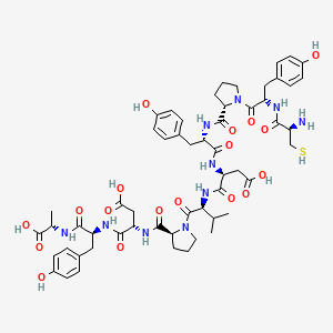 molecular formula C56H72N10O18S B12396322 Influenza hemagglutinin (HA) epitope 