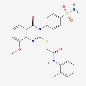 molecular formula C24H22N4O5S2 B12396336 Bcl-2-IN-7 