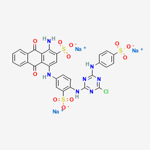 molecular formula C29H17ClN7Na3O11S3 B12396344 Blue FPG-A (trisodium) 