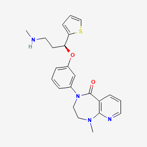 molecular formula C23H26N4O2S B12396364 Cav|A2|A1&NET-IN-1 