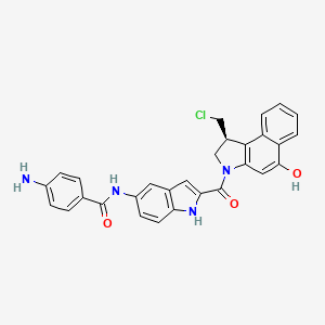 molecular formula C29H23ClN4O3 B12396377 Duocarmycin analog-2 