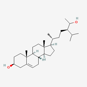 molecular formula C29H50O2 B1239645 Stigmast-5-ene-3beta,28-diol CAS No. 53517-53-6