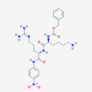 molecular formula C26H36N8O6 B12396451 Cbz-Lys-Arg-pNA 