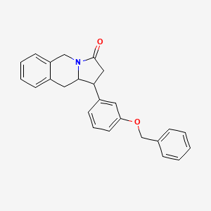 molecular formula C25H23NO2 B12396452 NMDA receptor antagonist 6 