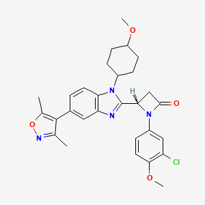 molecular formula C29H31ClN4O4 B12396475 P300 bromodomain-IN-1 