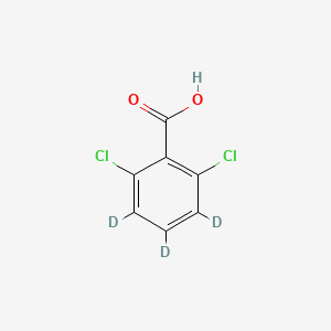 molecular formula C7H4Cl2O2 B12396477 2,6-Dichlorobenzoic acid-d3 