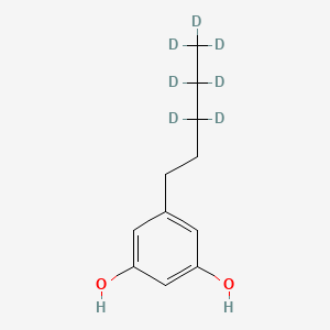 molecular formula C11H16O2 B12396478 Olivetol-d7 