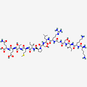 molecular formula C68H122N20O21S B12396486 Woodtide 