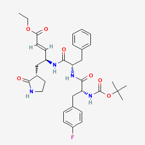 molecular formula C34H43FN4O7 B12396527 SARS-CoV-2 Mpro-IN-5 