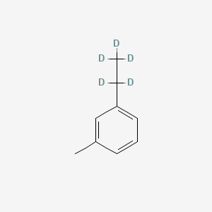 molecular formula C9H12 B12396530 3-Ethyl-d5-toluene 