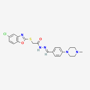 molecular formula C21H22ClN5O2S B12396557 Antitumor agent-113 