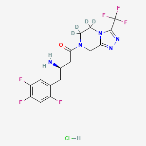 molecular formula C16H16ClF6N5O B12396572 Sitagliptin-d4 (hydrochloride) 