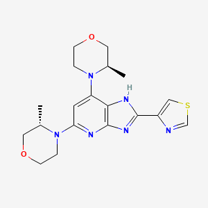 molecular formula C19H24N6O2S B12396584 mTOR inhibitor-12 