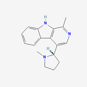 molecular formula C17H19N3 B1239659 Brevicolline CAS No. 20069-02-7