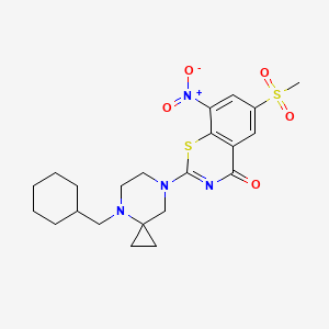 molecular formula C22H28N4O5S2 B12396613 Antitubercular agent-32 