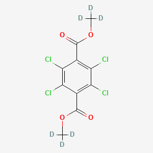 molecular formula C10H6Cl4O4 B12396619 Dimethyl-D6 tetrachloroterephthalate 