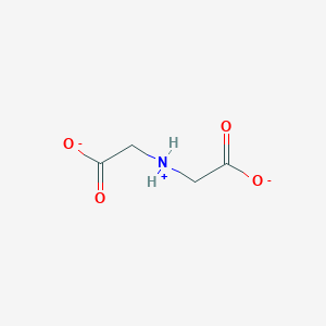 molecular formula C4H6NO4- B1239662 N-(carboxymethyl)-glycine 