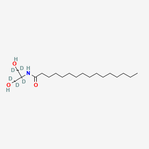 molecular formula C19H39NO3 B12396637 Palmitoyl serinol-d5 