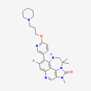 molecular formula C28H33FN6O2 B12396678 ATM Inhibitor-6 