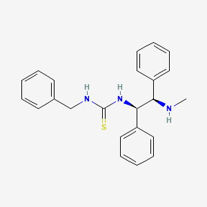 molecular formula C23H25N3S B12396685 Antifungal agent 62 