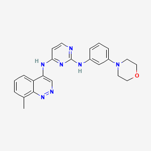 molecular formula C23H23N7O B12396692 Alk5-IN-34 