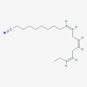 molecular formula C19H31N B1239670 10Z,13Z,16Z-nonadecatrienenitrile 