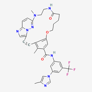 molecular formula C35H33F3N8O3 B12396717 TRK Inhibitor 7d 