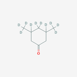 molecular formula C8H14O B12396724 3,5-Dimethyl-d6-cyclohexanone-3,4,4,5-d4 