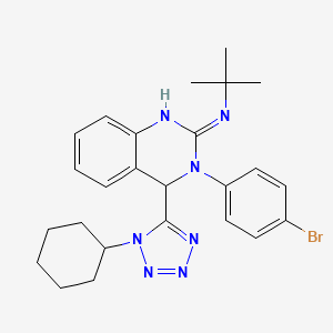 molecular formula C25H30BrN7 B12396729 Anticancer agent 77 