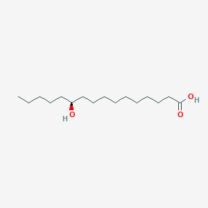 molecular formula C16H32O3 B1239673 (+)-Jalapinolic acid 