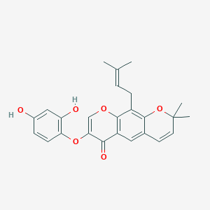 molecular formula C25H24O6 B1239674 红豆杉素 G 