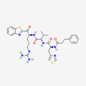 molecular formula C33H40N8O4S2 B12396748 Tmprss6-IN-1 