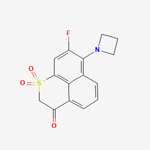 molecular formula C15H12FNO3S B12396751 CysOx2 