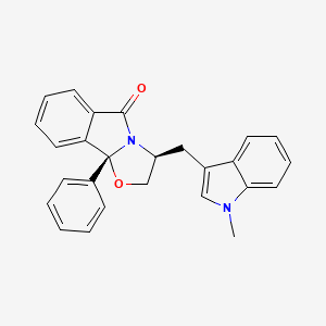 (3S,9bR)-3-[(1-methylindol-3-yl)methyl]-9b-phenyl-2,3-dihydro-[1,3]oxazolo[2,3-a]isoindol-5-one