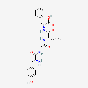 molecular formula C26H34N4O6 B12396758 L-Tyrosylglycyl-L-leucyl-L-phenylalanine CAS No. 198284-23-0