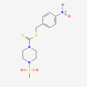 molecular formula C13H17N3O4S3 B12396767 Antiparasitic agent-10 