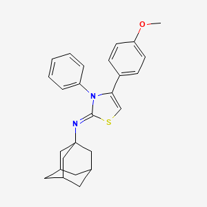 molecular formula C26H28N2OS B12396771 Antiproliferative agent-17 