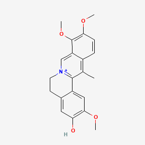 molecular formula C21H22NO4+ B1239679 Dehydrocorybulbine CAS No. 59870-72-3