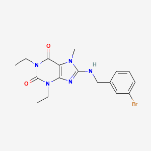 molecular formula C17H20BrN5O2 B12396794 Adenosine receptor inhibitor 2 