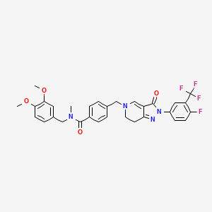 molecular formula C31H28F4N4O4 B12396813 AMPK activator 9 