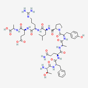 molecular formula C55H82N14O16 B12396856 T-F-Q-A-Y-P-L-R-E-A 