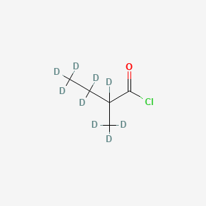 (+/-)-2-Methylbutyryl-d9 Chloride