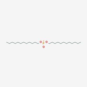 molecular formula C24H50O3P+ B1239689 ジラウリルホスファイト CAS No. 21302-09-0